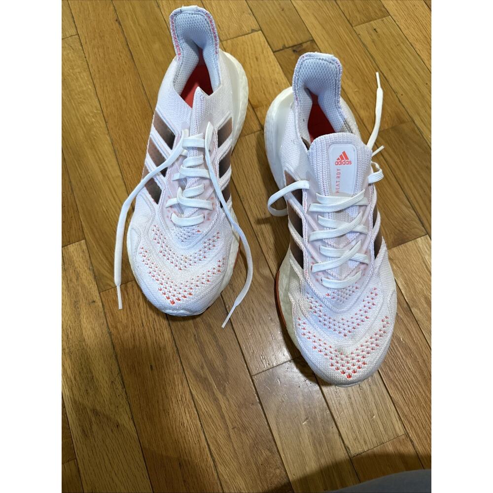 Adidas Boost Heat RDY Women’s 9.5 Pink/ White Good Cond